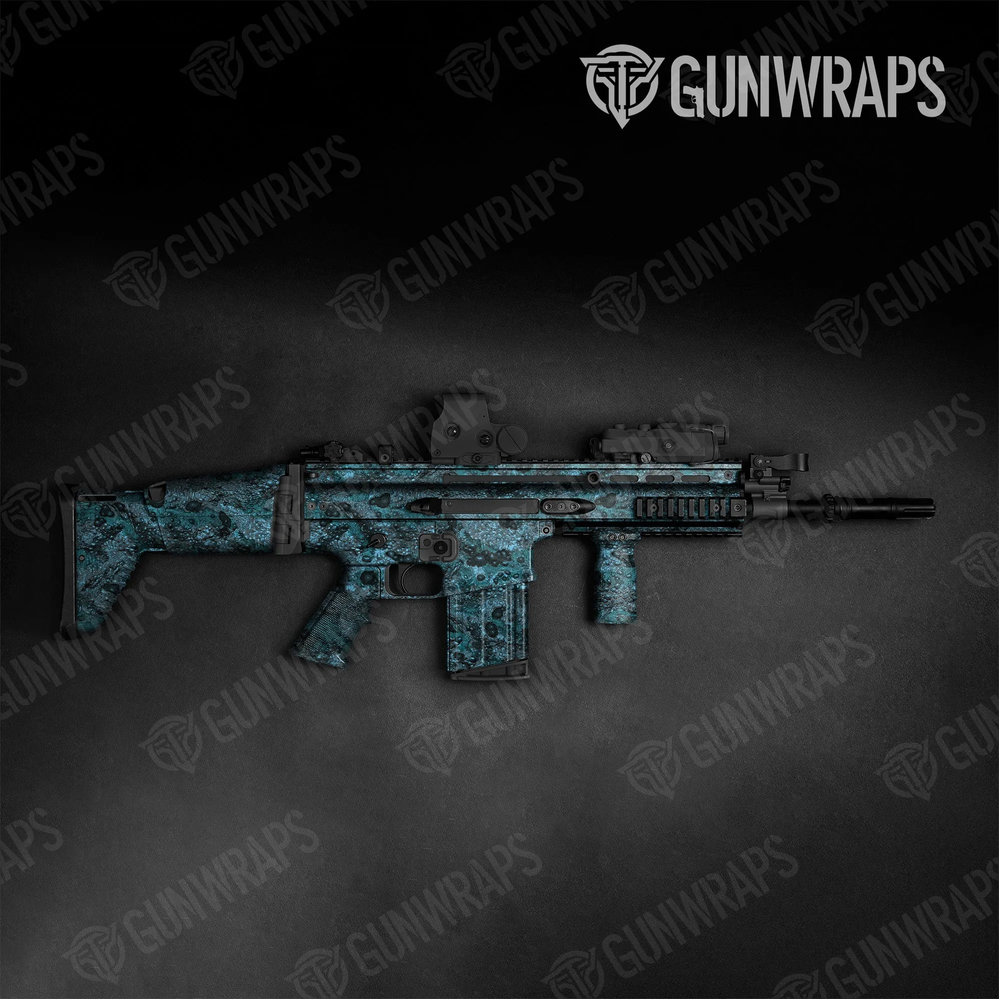 Tactical Toadaflage River Camo Gun Skin Vinyl Wrap
