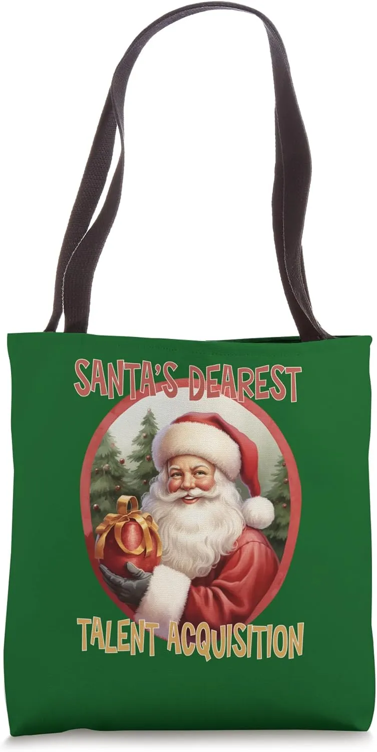 Talent Acquisition Christmas Holiday Love Xmas Tote Bag