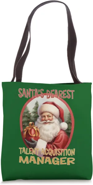 Talent Acquisition Manager Christmas Holiday Love Xmas Tote Bag