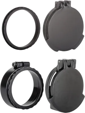 Tenebraex Ocular & Objective Scope Cover Kit with Adapter Ring for Nightforce ATACR 5-25x56/7-35×56 F1, Trijicon Accupower 4.5-30x56/5-50x56, Tenmile 4.5-30x56/5-50x56, Credo HX 2.5-10x56/HX 2.5-15x56