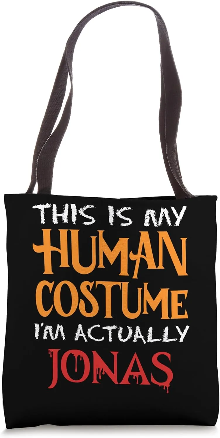 This Is My Human Costume I'm Actually Jonas Spooky Halloween Tote Bag