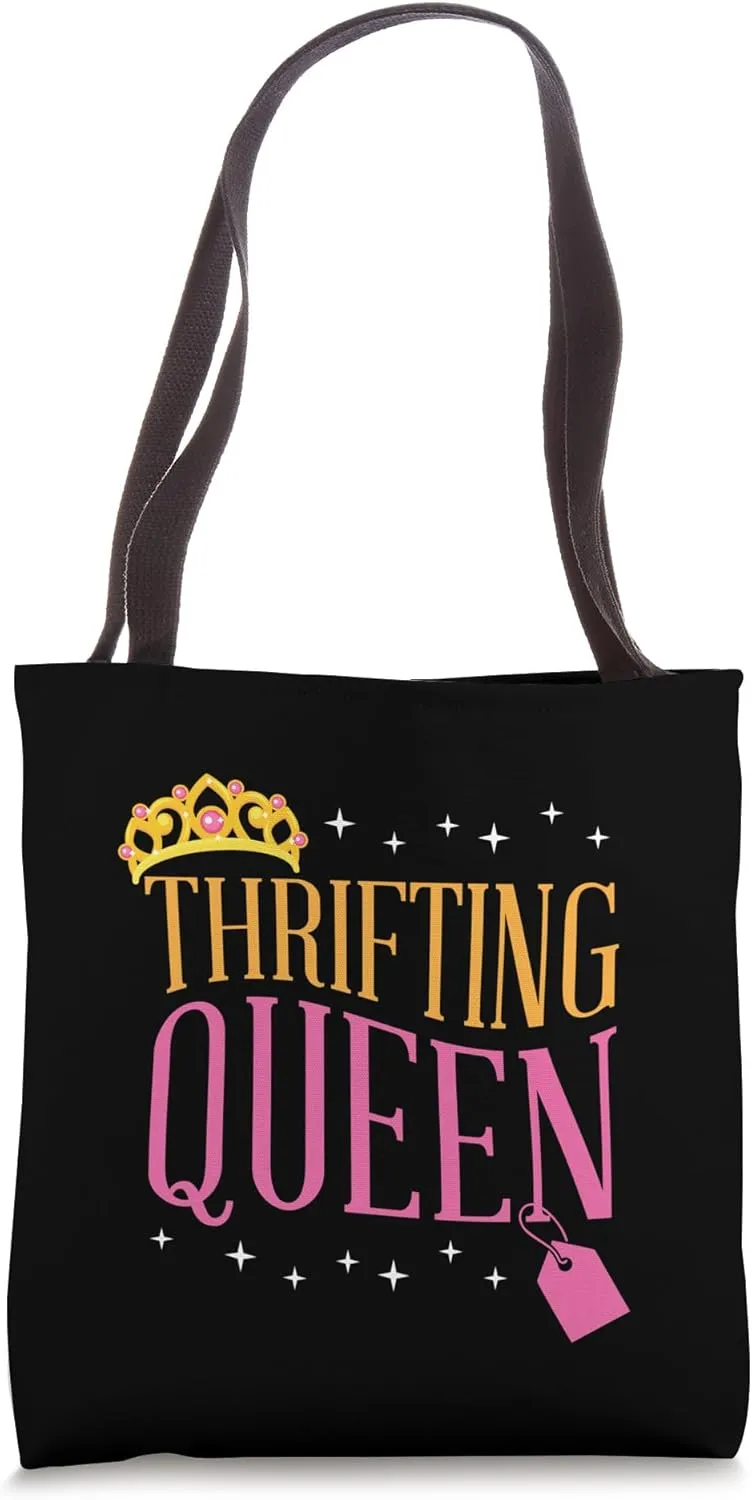 Thrifting Queen Tote Bag
