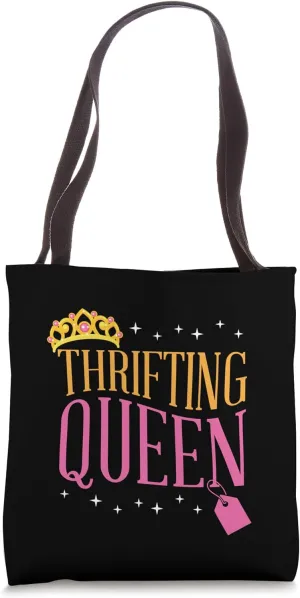 Thrifting Queen Tote Bag