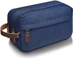 Toiletry Bag for Men Travel Toiletry Organizer Water-resistant Shaving Bag for Makeup Toiletries Accessories, Blue