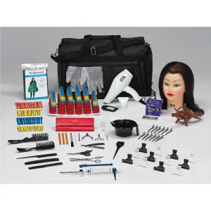 Training Kits - Starter Cosmetology Kit & Tote - Left-Handed - Introductory Cosmetology Tools And Tote For Left-Handed Beginners