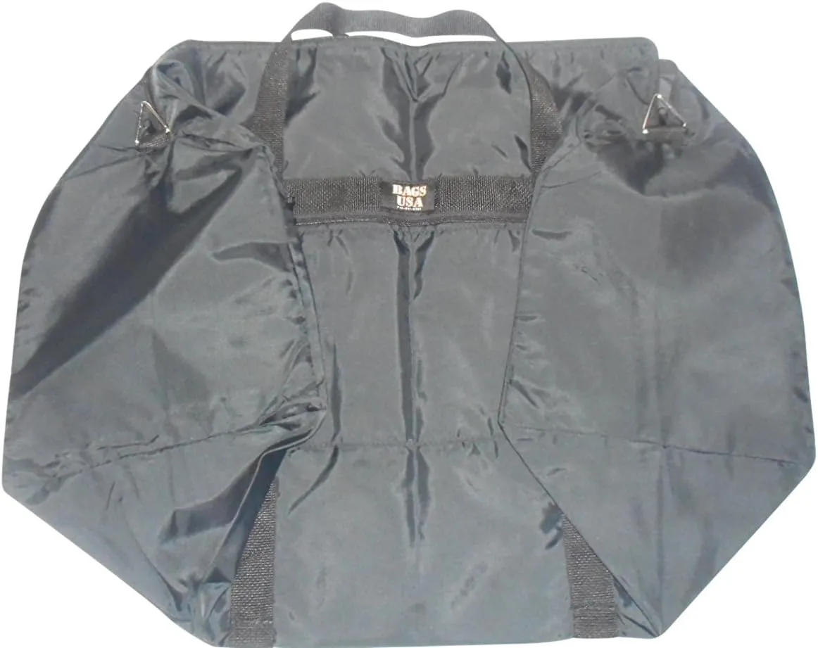 Travel Bag, Extra Large Duffle With Side Pocket 30" Width, Water Resistant Made In USA.