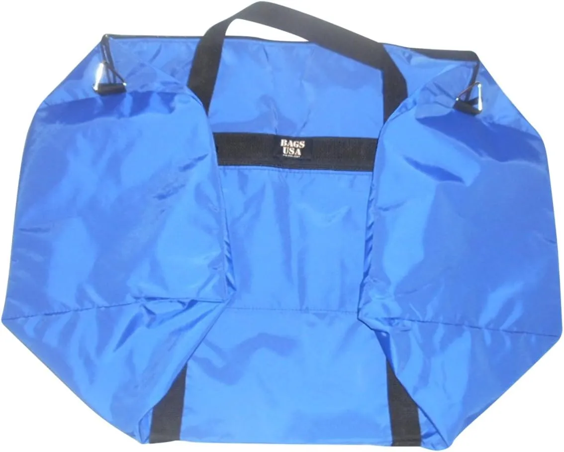 Travel Bag, Extra Large Duffle With Side Pocket 30" Width, Water Resistant Made In USA.