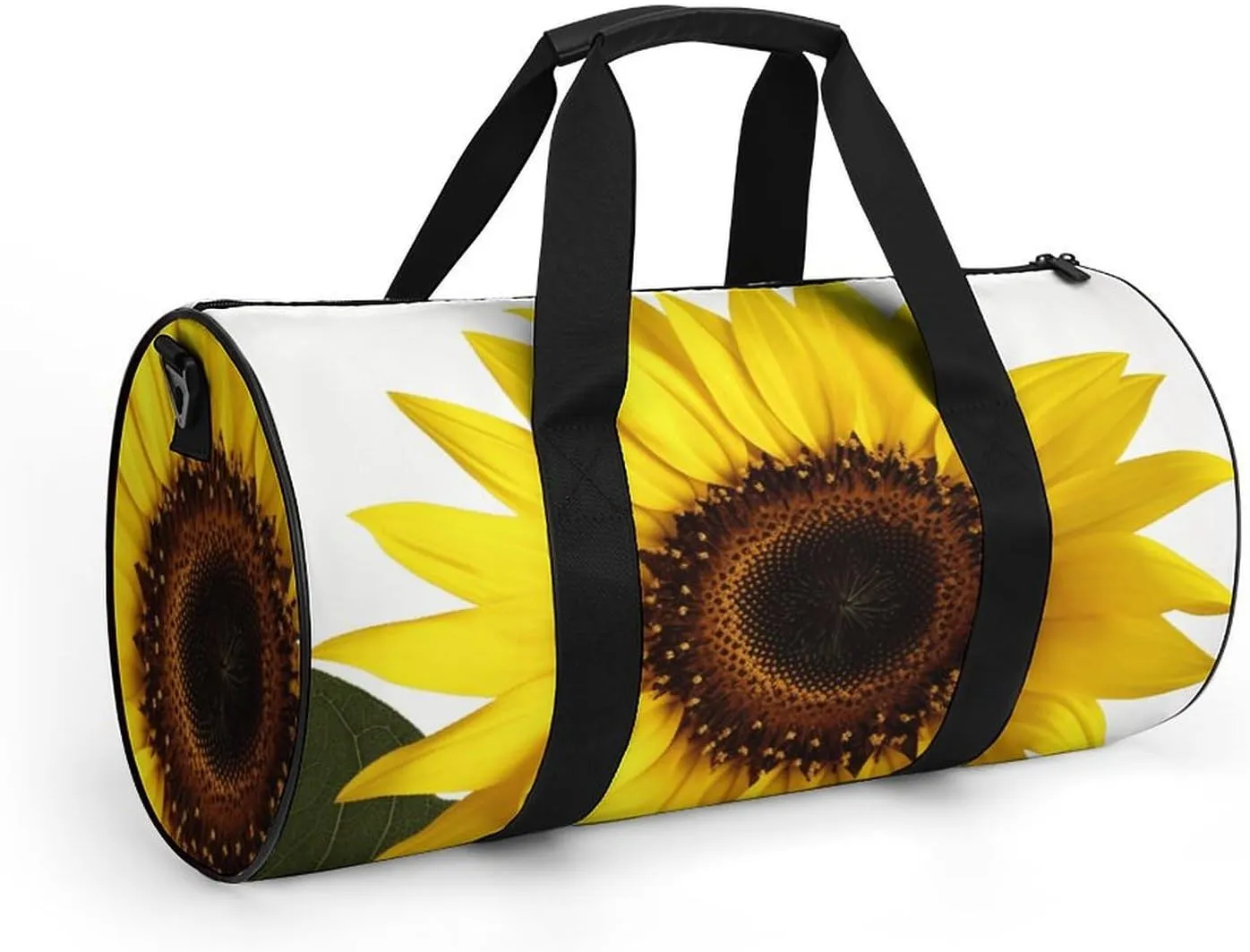 Travel Duffel Bag for Men And Women,Flower Sunflower Waterproof Sports Fitness Bag Portable Travel Duffel Bag
