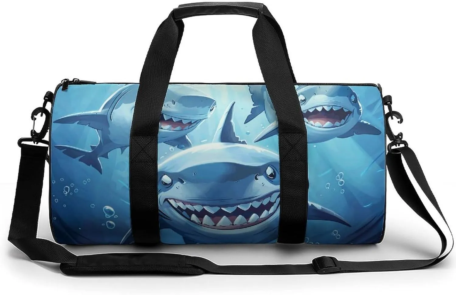 Travel Duffel Bag for Men And Women,Swimming in The Ocean Waterproof Sports Fitness Bag Portable Travel Duffel Bag
