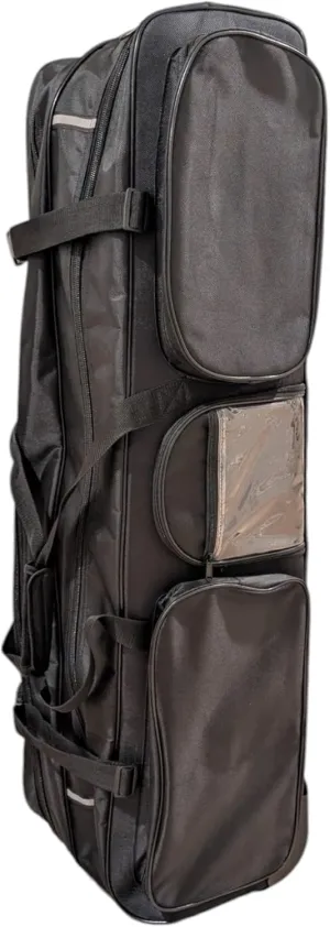 Two Compartment Fencing Bag, Carry Sports Equipment Bag for Foil Epee and Saber, Travel Gear, Competition Bag with Straps, Elite Competition Bag