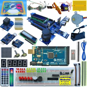 Ultimate Mega R3 Starter Kit Mega 2560 Starter Kit Compatible with Arduino IDE, The Most Detailed 40  Lessons, Plus 40  Background Knowledge Articles, Detailed Explanation