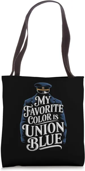 Union Blue Civil War Reenactment for Authentic Uniform Fans Tote Bag