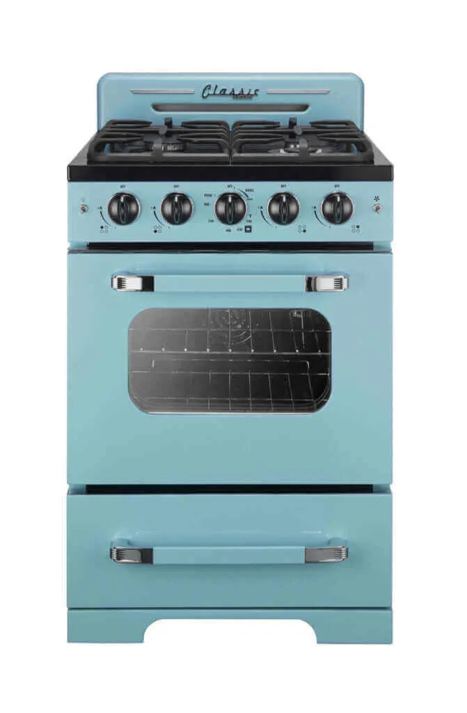 Unique 24" Classic Retro Convection Gas Range