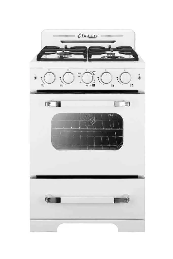 Unique 24" Classic Retro Convection Gas Range