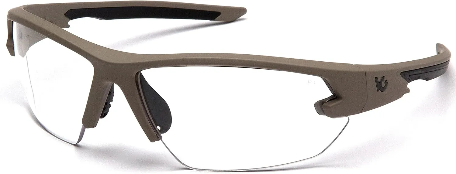 Venture Gear Semtex 2.0 Tan Frame Clear Anti Fog Lens, VGST1410T
