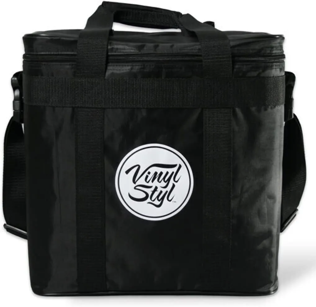 Vinyl Styl Padded Turntable & Record Bag, Black (VNST68502)