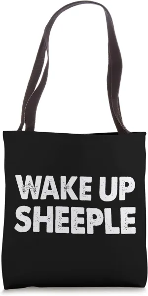 Wake Up Sheeple Tote Bag