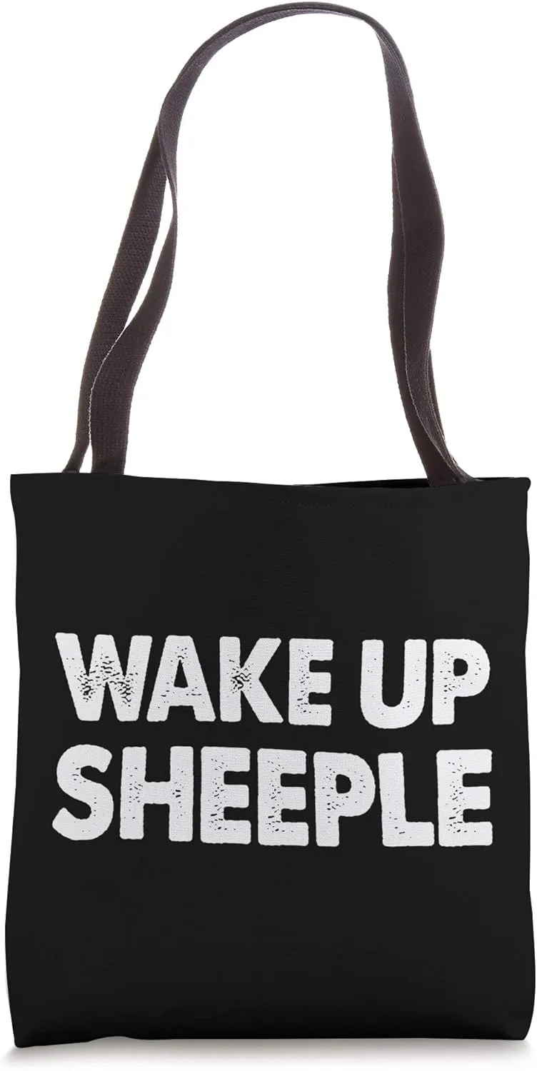 Wake Up Sheeple Tote Bag