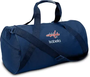 Washington Capitals Personalized Youth Duffel Bag (Navy)