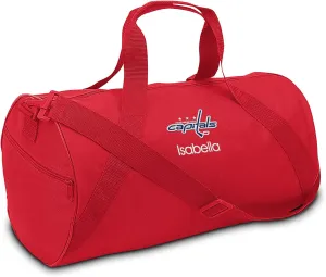 Washington Capitals Personalized Youth Duffel Bag (Red)