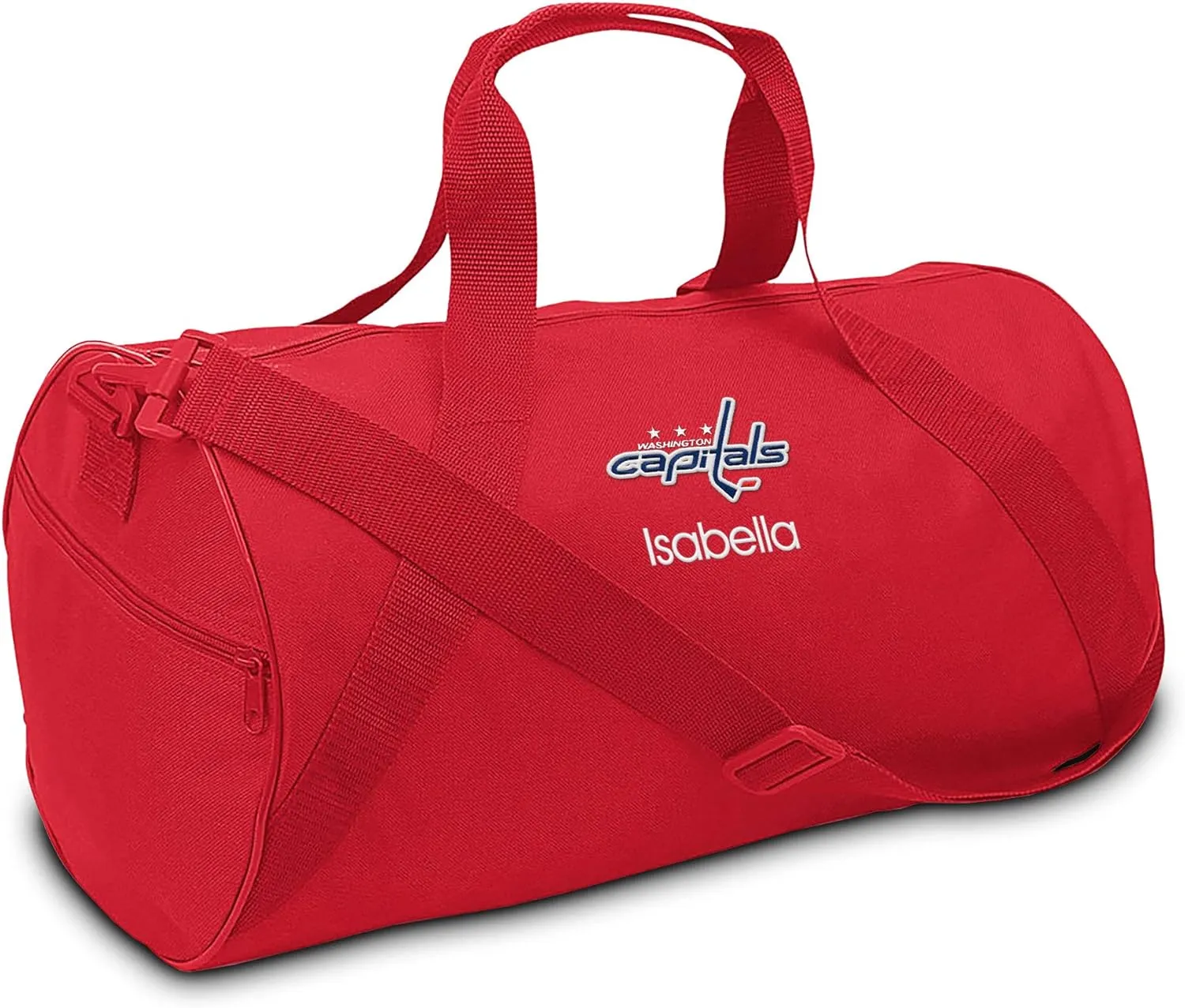 Washington Capitals Personalized Youth Duffel Bag (Red)