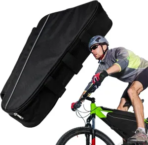 Waterproof Bike Frame Bag - Frame Bag | Waterproof Nylon Storage Bag for Bicycles | Versatile Lightweight Storage Package for Tools