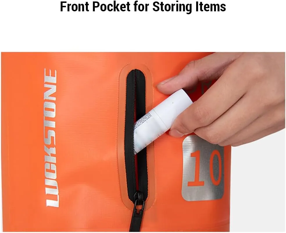 Waterproof Dry Bag 10L/20L Large- acity Bucket Bag with Shoulder Straps Lightweight Bac ack for Rafting, Swimming, Kayaking, Camping
