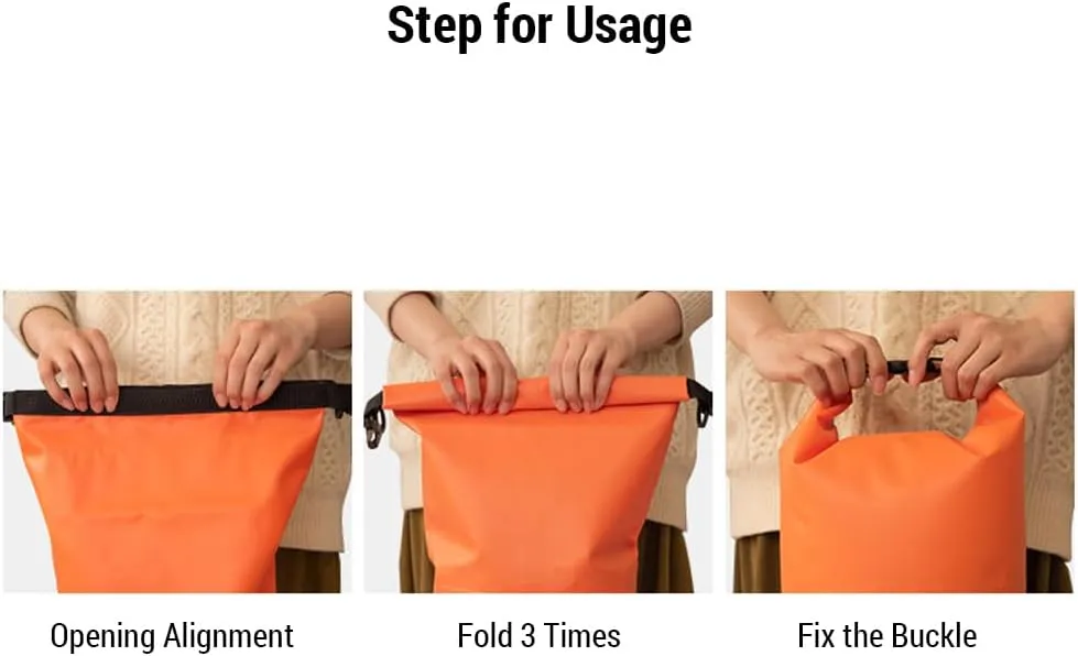 Waterproof Dry Bag 10L/20L Large- acity Bucket Bag with Shoulder Straps Lightweight Bac ack for Rafting, Swimming, Kayaking, Camping