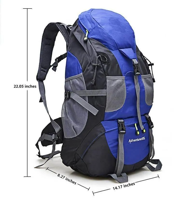 Waterproof Hiking Backpack - Large Travel Gear
