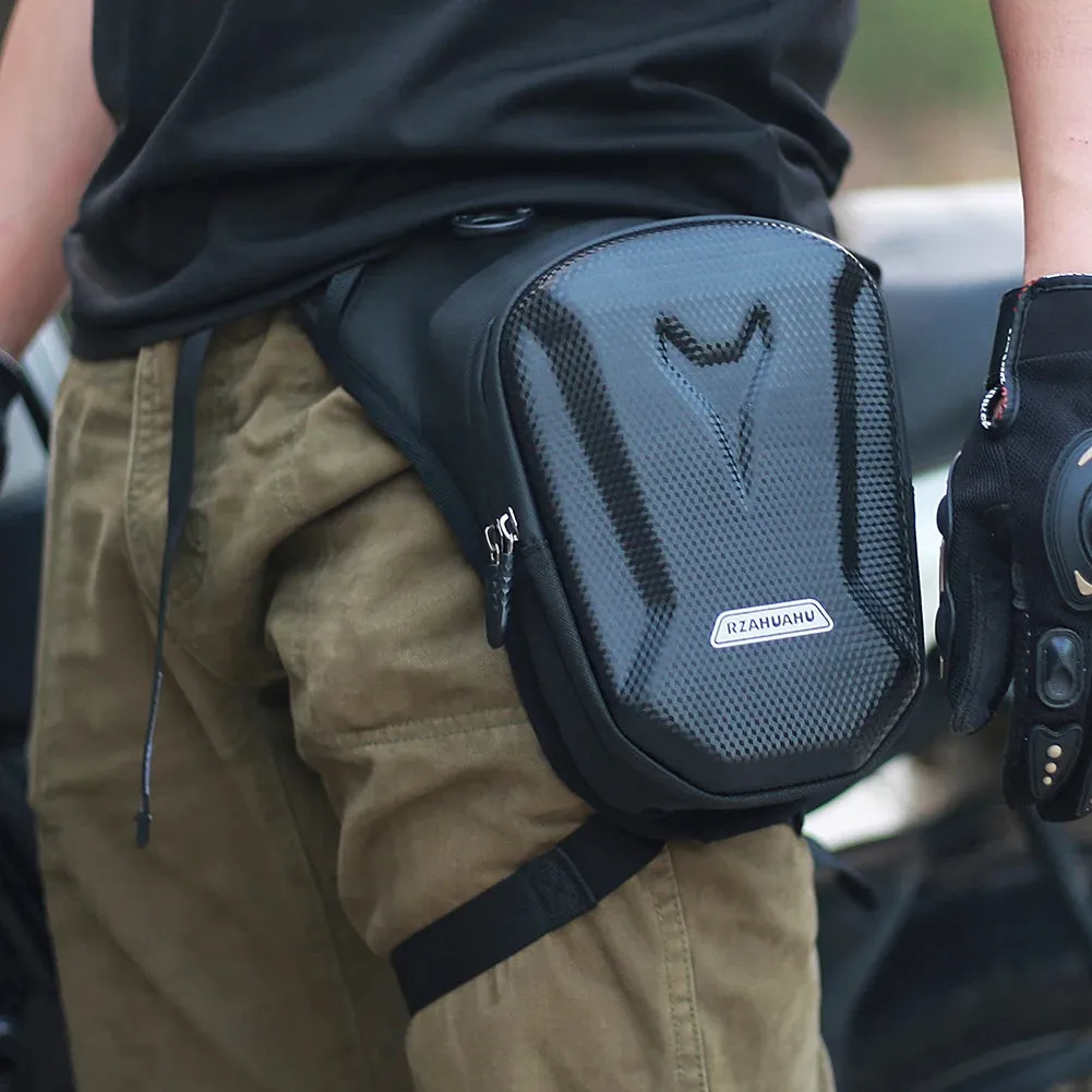 Waterproof Motorcycle Waist Bag with Hard Shell