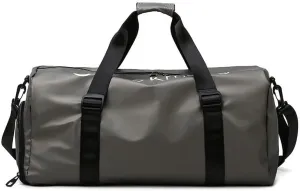 Waterproof Sports Duffel Bag, Large Capacity Gym Travel Bag with Adjustable Shoulder Strap, Multiple colors are available (Champagne Color)