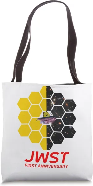 Webb Space Telescope FIRST ANNIVERSARY First Deep Field JWST Tote Bag