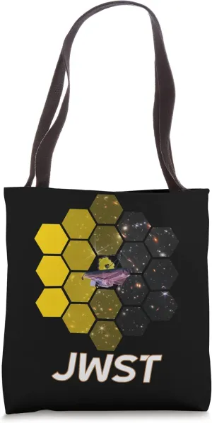 Webb Space Telescope Mirrors Webb's First Deep Field JWST Tote Bag