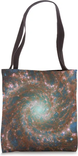 Webb Space Telescope New Image Phantom Galaxy M74 JWST Tote Bag