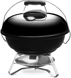Weber 1211308 1211308 Barbecue Stove, Diameter 18.5 inches (47 cm), Jumbo Jaw, Camping, Bonfire Stand, for 6-8 People, with Thermometer, Black 18.5 inches (47 cm)