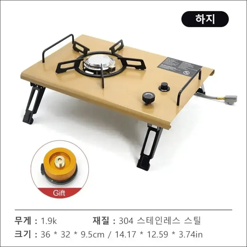 Westtune camping igt stove 4000w high power gas stove folding portable gas burner compatible