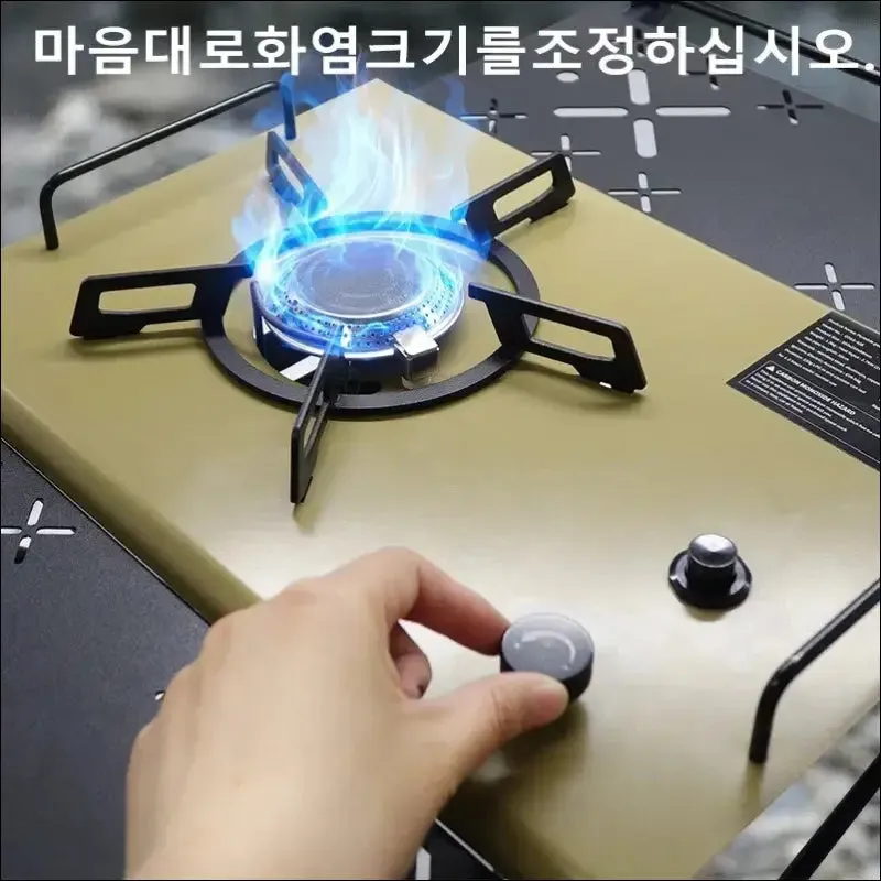 Westtune camping igt stove 4000w high power gas stove folding portable gas burner compatible