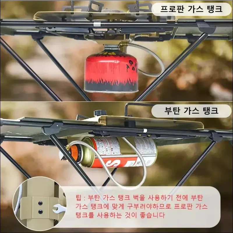 Westtune camping igt stove 4000w high power gas stove folding portable gas burner compatible