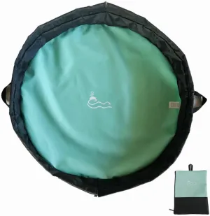 Wetsuit Changing Mat Waterproof Surf Bag Waterproof Drawstring Wetsuit Bag for Beach, Durable Compact No Leak Mat for Scuba