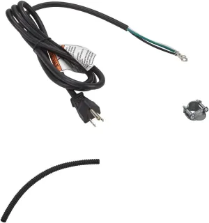Whirlpool W11365011 Genuine OEM Power Cord For Dishwashers, 6 Feet Black Accessory – Replaces