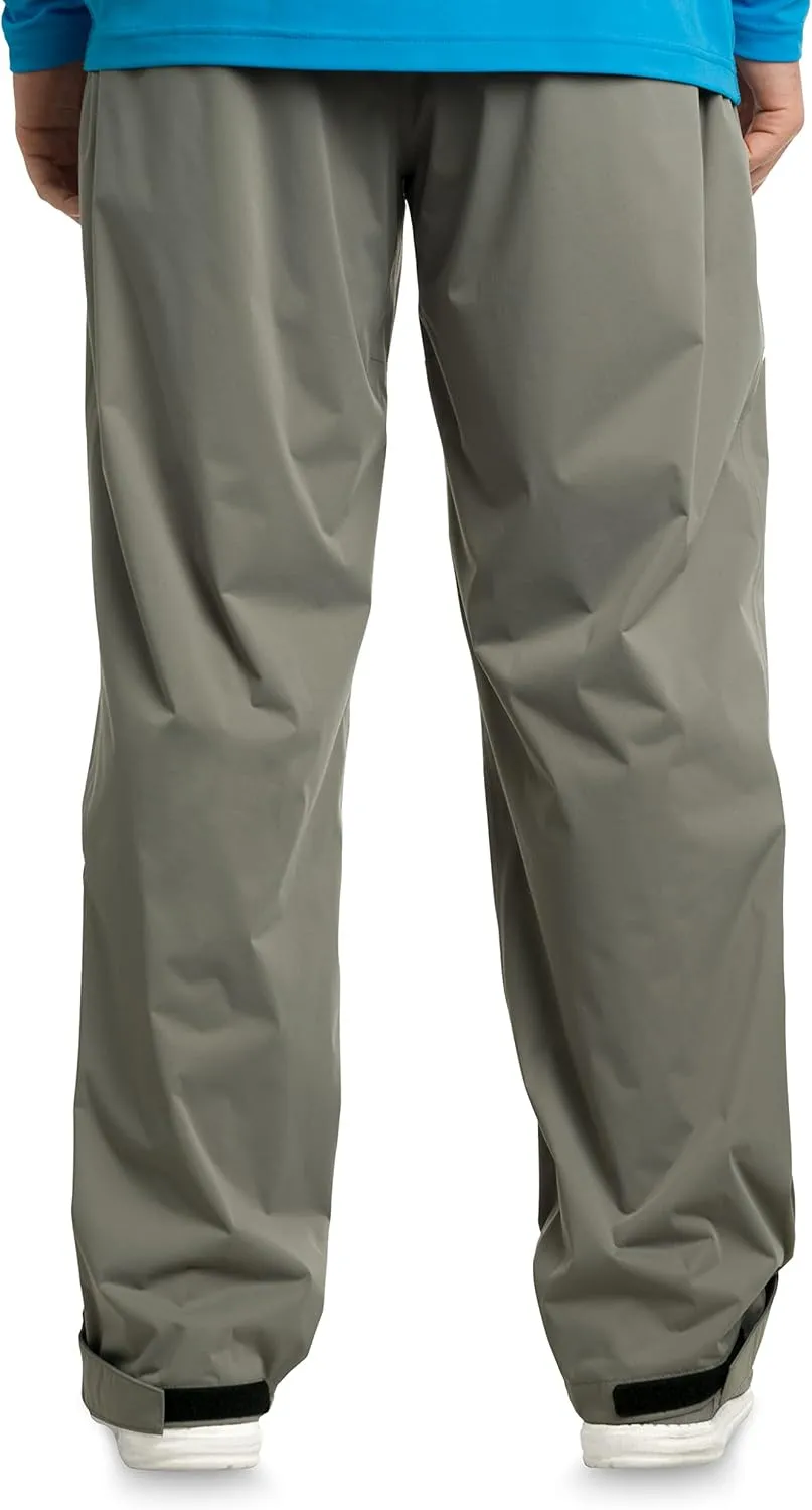 Whitewater Fishing Men’s Packable Rain Pants, Lightweight Waterproof Rain Gear