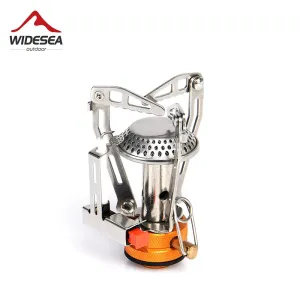 Widesea Camping Gas Stove Heater - Foldable One-piece Burner for Outdoor Cooking