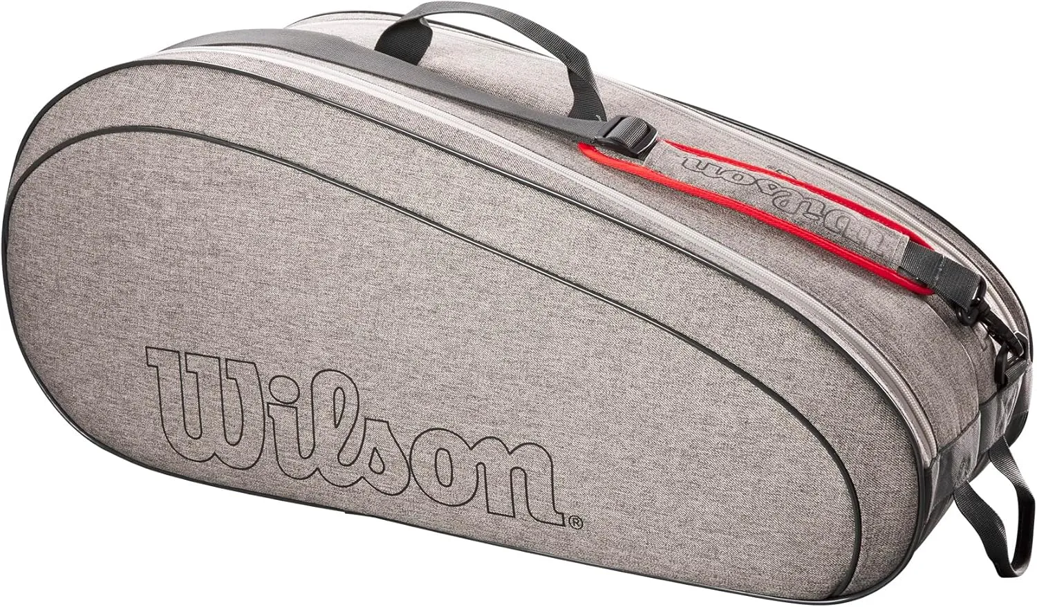 WILSON Team Tennis Racket Bag - Heather Green and Heather Grey