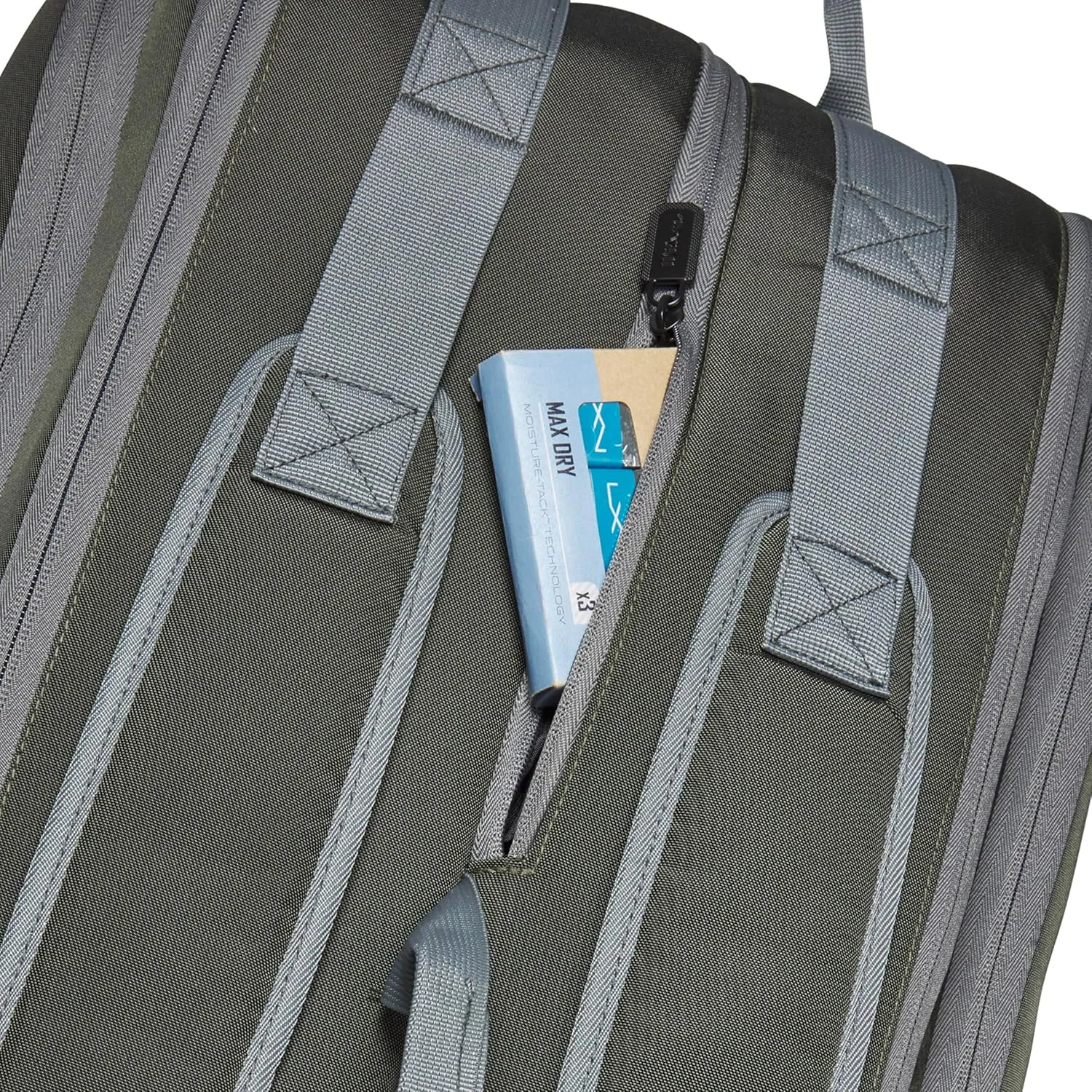 WILSON Tour Tennis Racket Bag - Dark Green and Stone Grey