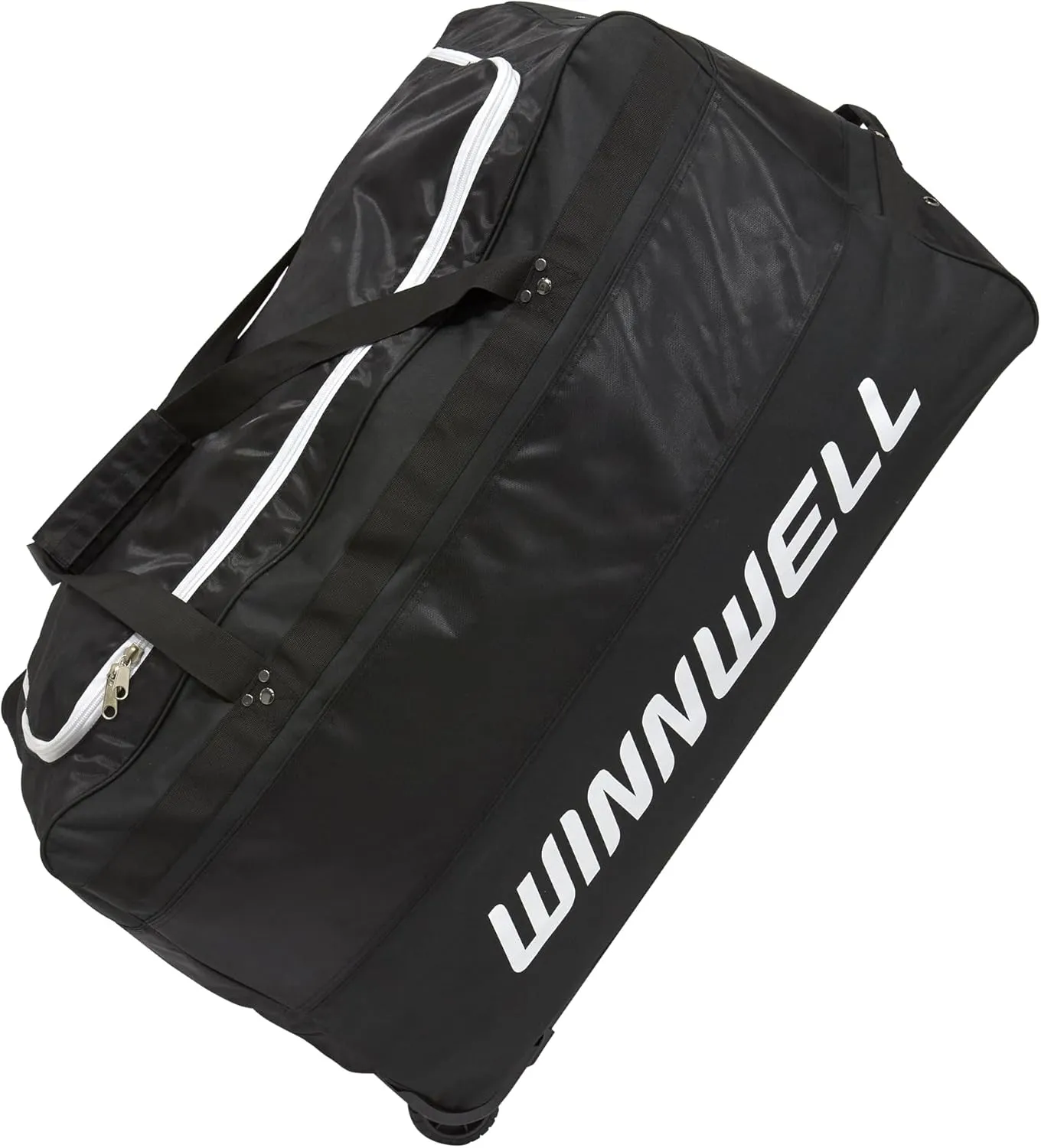 Winnwell Hockey Wheel Goalie Bag - Large Equipment Bag with Wheels to Store Goalie Gear - Made for Ice & Field Hockey Goalies