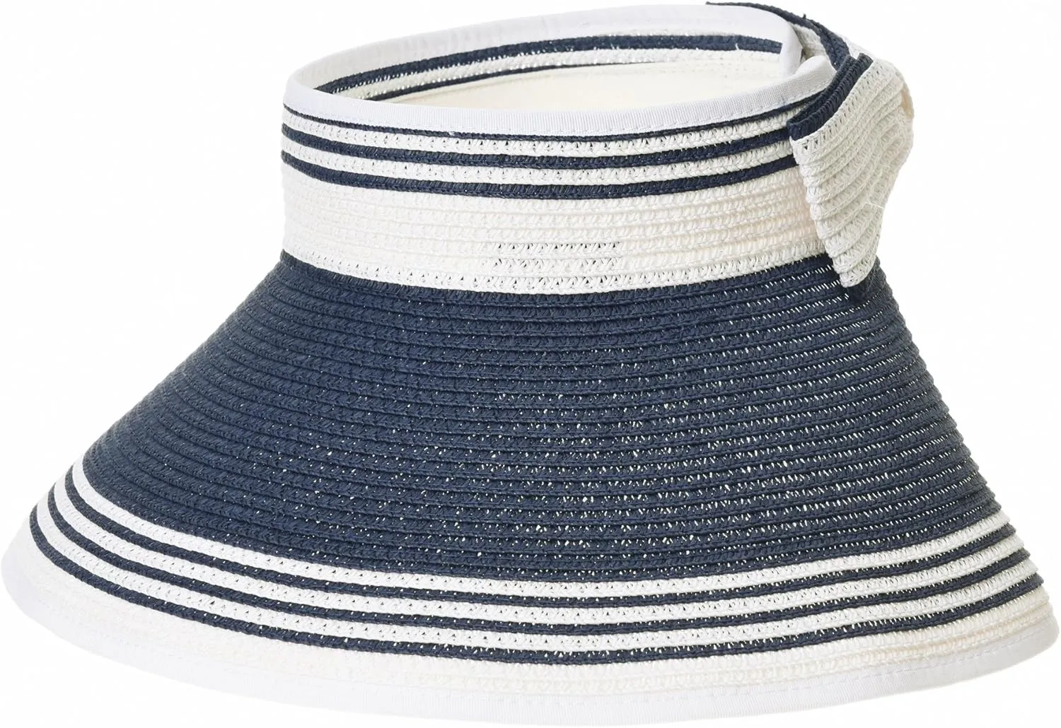 WITHMOONS Womens Summer Sun Visor Packable Roll-Up Beach Hat SLV1033