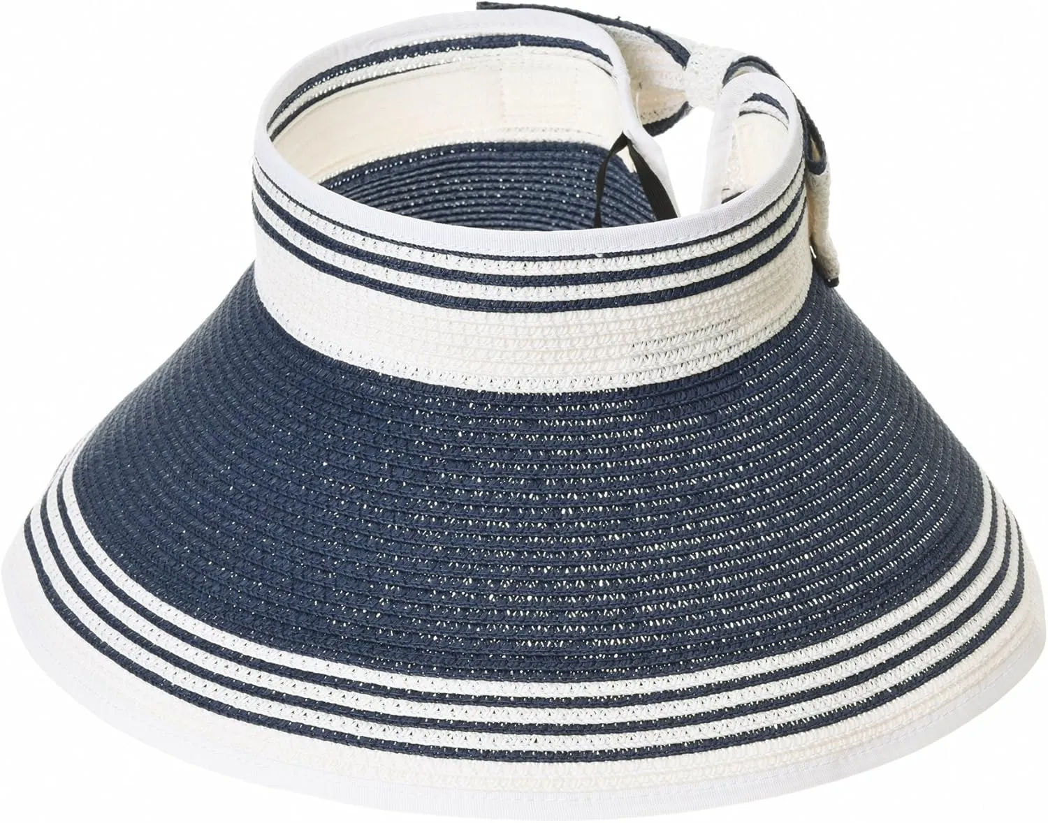 WITHMOONS Womens Summer Sun Visor Packable Roll-Up Beach Hat SLV1033