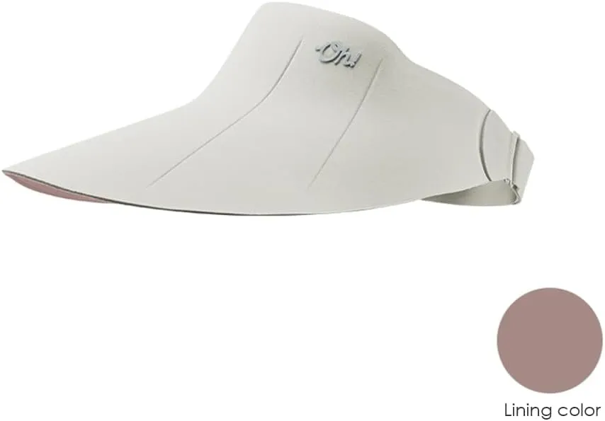 Women Wide Brim Sun Visor Hat Foldable UPF 50  Roll Up Packable Beach Cap Double Sided Wear UPF50 