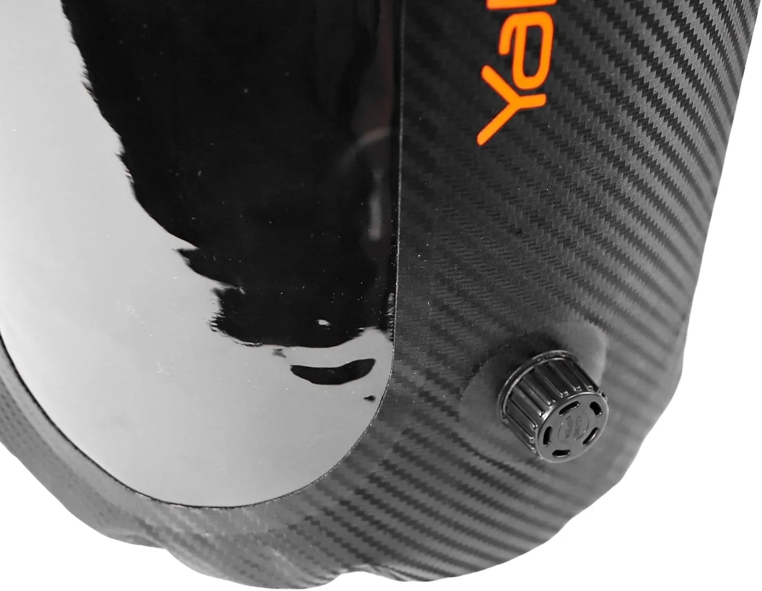 YakAttack 30L Roll-Top Drybag with Air Valve - Black Carbon | Heavy Duty Waterproof Dry Bag for Kayaking, Boating, Camping & Paddleboarding | Large Marine Drybag for Gear Protection & Storage