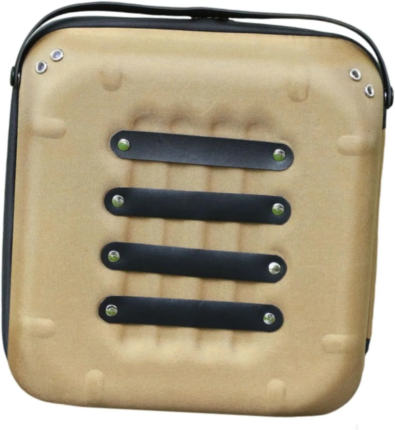 Yiju Cooking Utensil Holder Camping Seasoning Storage Bag EVA Portable Camping Gear Container for Fishing Trekking Picnic, Khaki